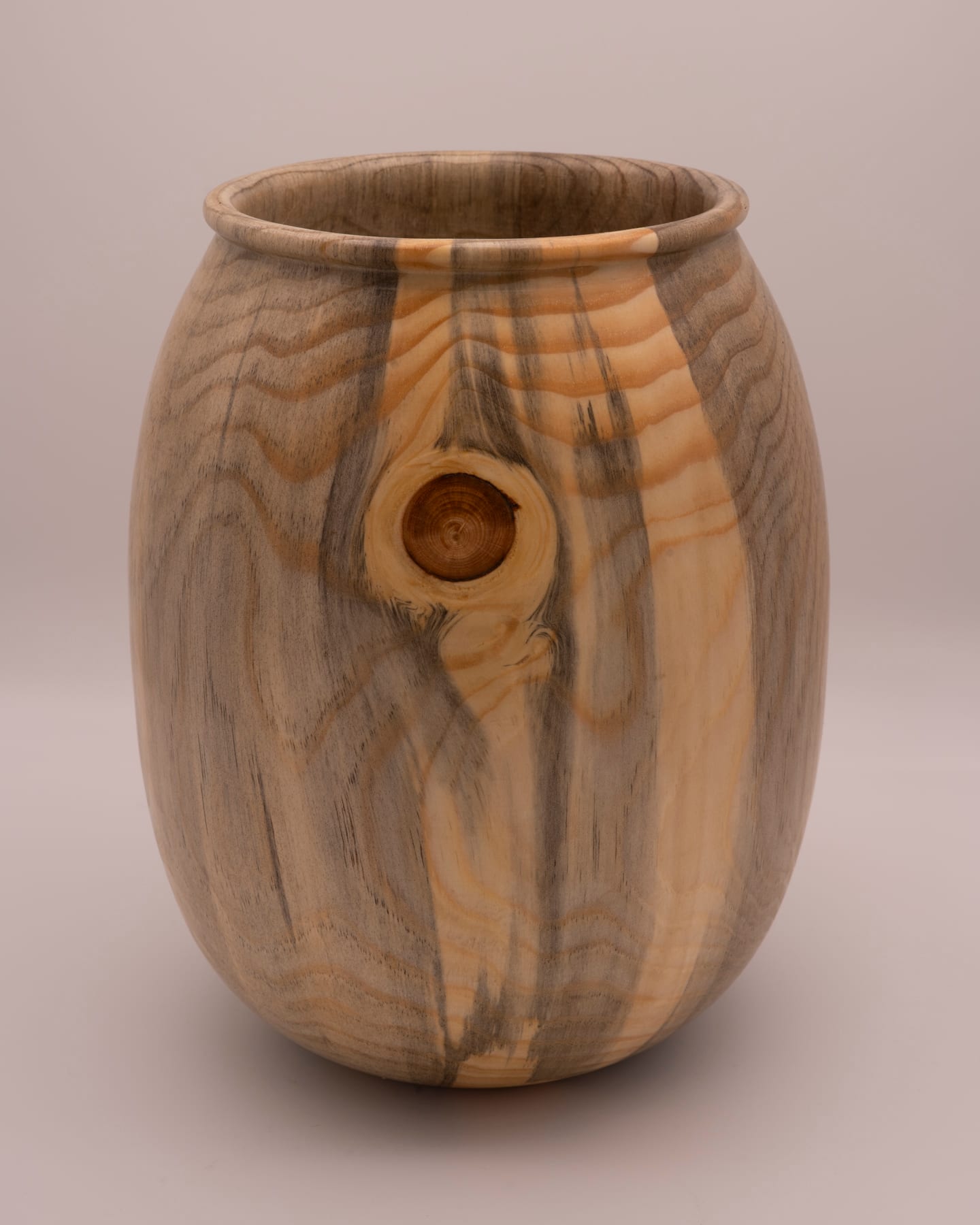 TRISMEGISTO — vasi in legno tornito a mano, pino silvestre