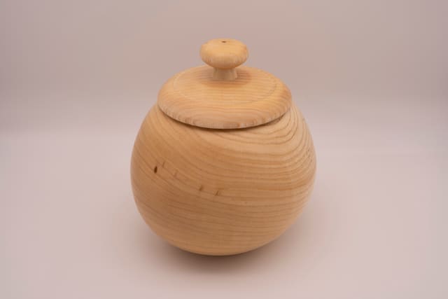 OURANOS — contenitori in legno tornito a mano